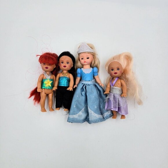 Doll Lot Cinderella Madame Alexander 2010 McDonald’s Mermaid Long Hair Dolls Toy - Picture 2 of 16